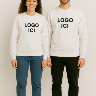 sweat personnalisé professionnel broderie et impression DTF