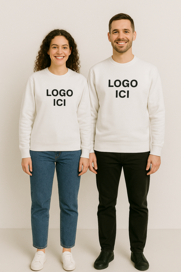sweat personnalisé professionnel broderie et impression DTF