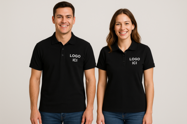 Polo personnalisé — Broderie ou marquage DTF pour professionnels