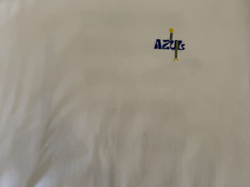 T-shirt Azul personnalisé — Marquage textile marque streetwear — Broderie, Événement — GalerieGRAPH Cambrai