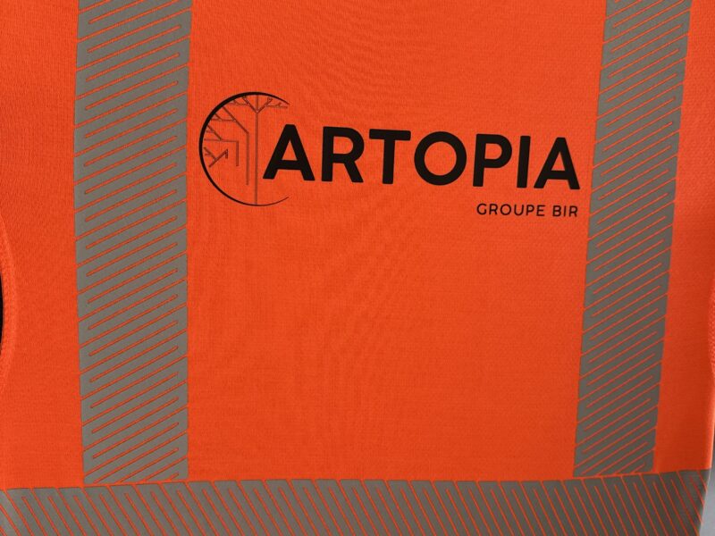 Softshell Artopia Groupe BIR — Broderie vêtement de travail pro — DTF, Workwear — GalerieGRAPH Cambrai