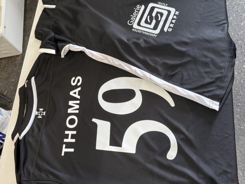 Tenue Foot en Salle Club personnalisée — Impression DTF association — DTF, Clubs — GalerieGRAPH Cambrai