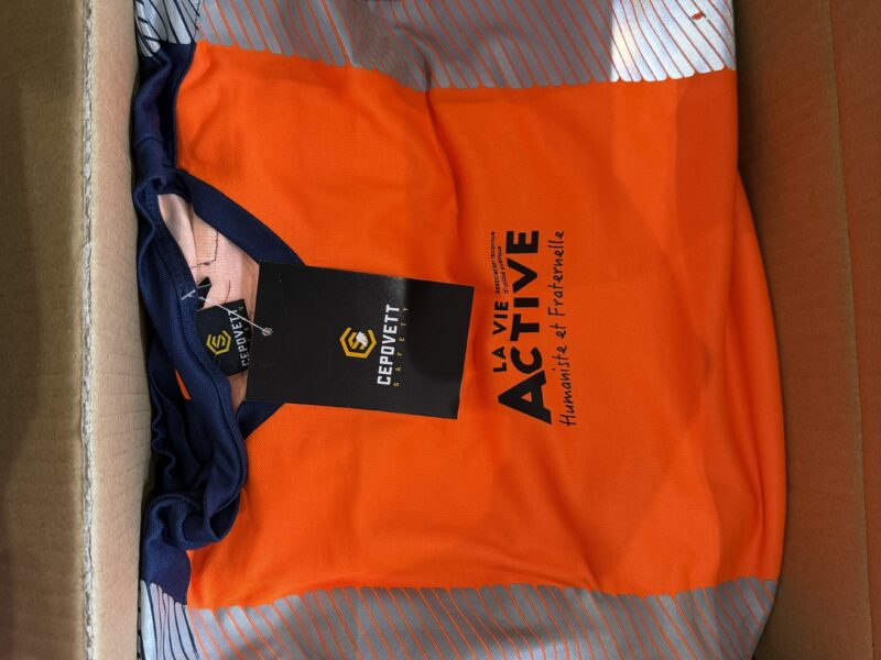 T-shirt haute visibilite La Vie Active — Marquage textile professionnel — DTF, Workwear — GalerieGRAPH Cambrai