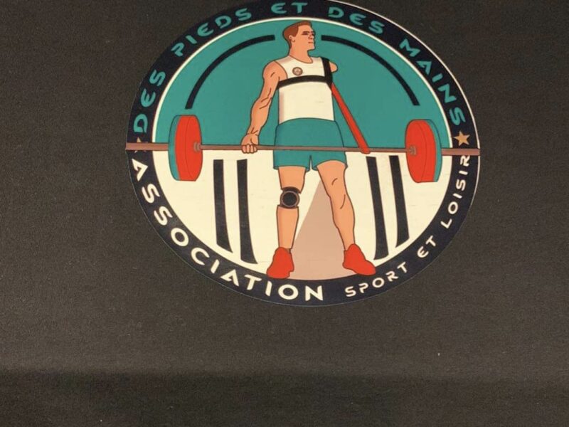 T-shirt sport Association Pieds et des Mains — Tenue associative DTF — DTF, Clubs — GalerieGRAPH Cambrai