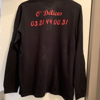 Polo personnel de restauration — Broderie logo professionnel