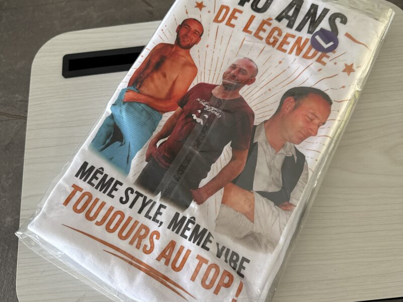 t-shirt cadeau anniversaire — DTF, Événement — GalerieGRAPH Cambrai