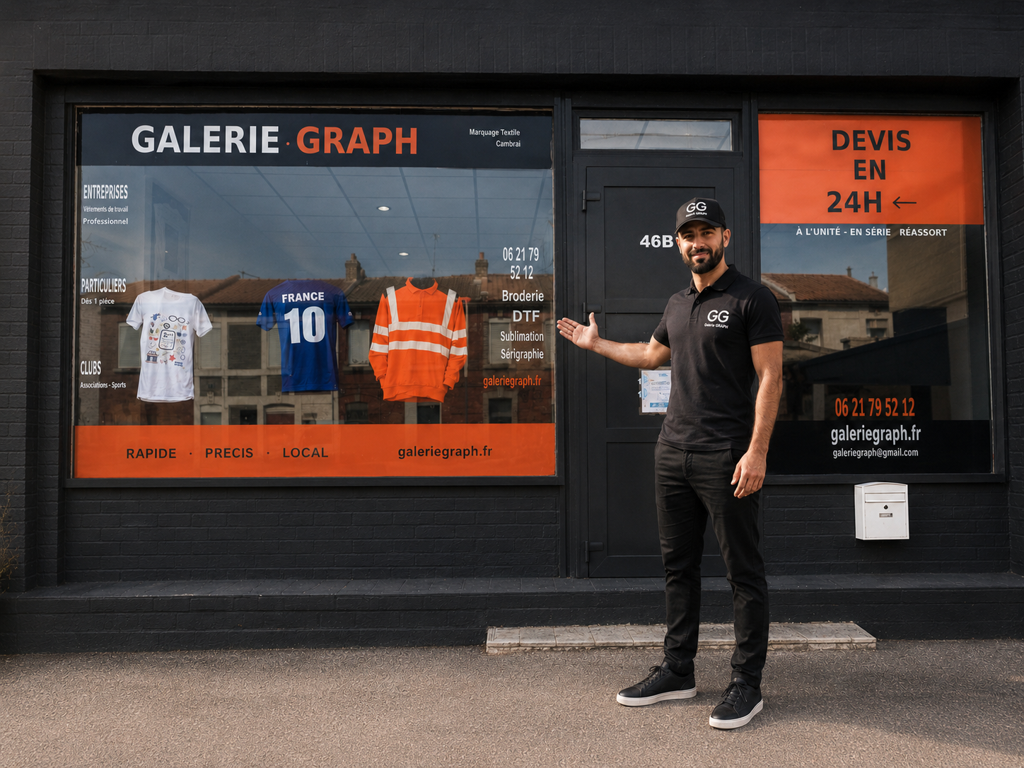 Atelier de marquage textile GalerieGRAPH à Cambrai