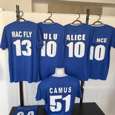 Personnalisation t-shirt football