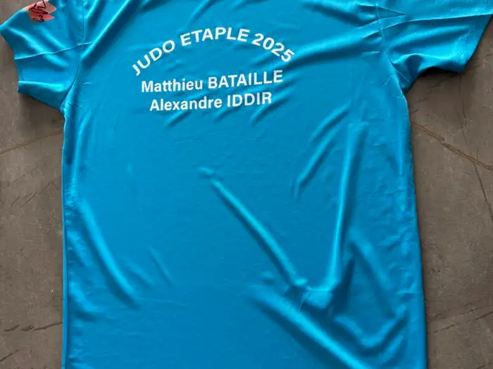 T-shirt club de judo personnalisé — GalerieGRAPH Cambrai