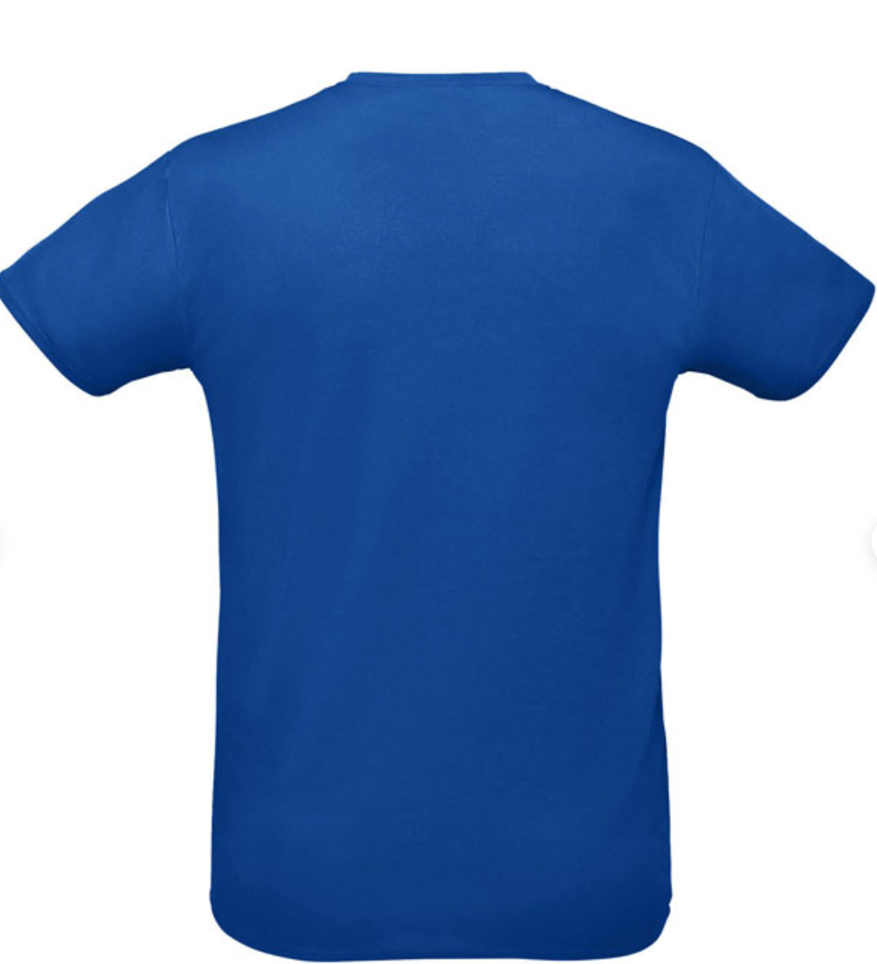 T-shirt sport respirant SOL'S Sprint — Bleu royal (fin de série) – Image 2