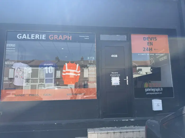 Façade atelier GalerieGRAPH à Cambrai